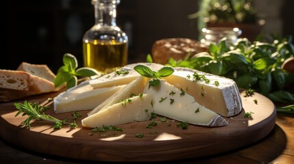 Italian cheese collection, matured pecorino romano hard cheese made from sheep melk, Italian...