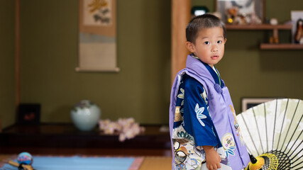 七五三 三歳男児