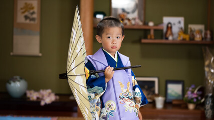 七五三 三歳男児