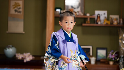 七五三 三歳男児