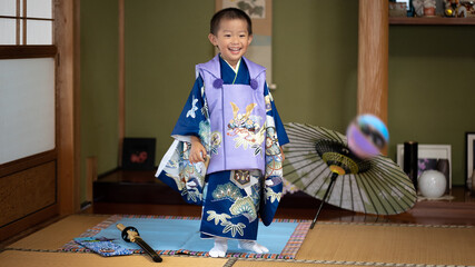 七五三 三歳男児