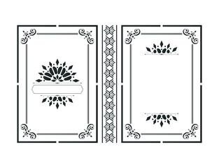 Frame Ornamental book cover design