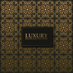 luxury dark seamless pattern background