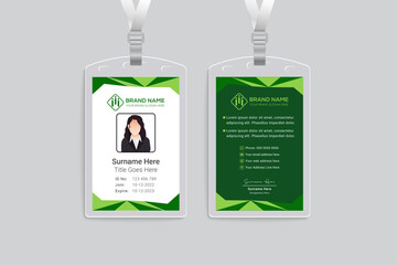 Simple id card template