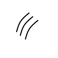 claw marks wound icon on white background