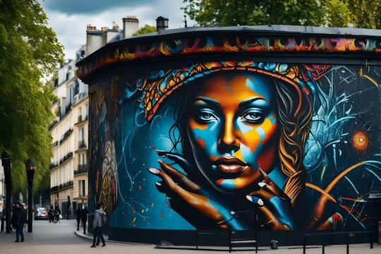 wall painting in paris