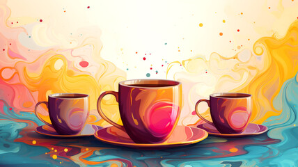 Capture the vibrancy of a colorful family and friends gathering with this close-up view. It's a useful and heartwarming addition to your visual content.