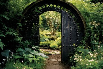 gateway to hidden garden. Generative AI