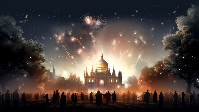 Witness heartfelt Eid celebration moments during Bakra Eid as people participate in age-old traditions, creating beautiful and meaningful memories.