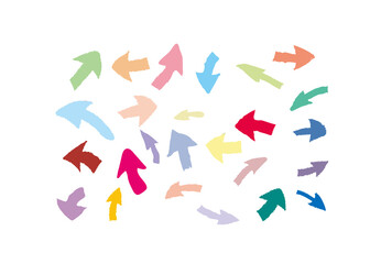 カラフルな矢印のセットです
イラストのご依頼は随時受付中です