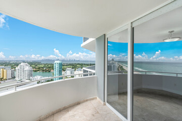 Views from a property in Miami Beach