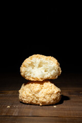 Delicious cookies with coconut. Koko