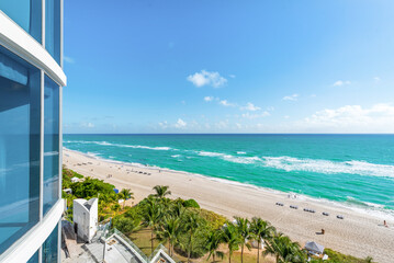 Photo taken from a balcony in Miami Beach Florida