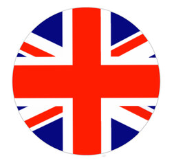 UK round flag icon