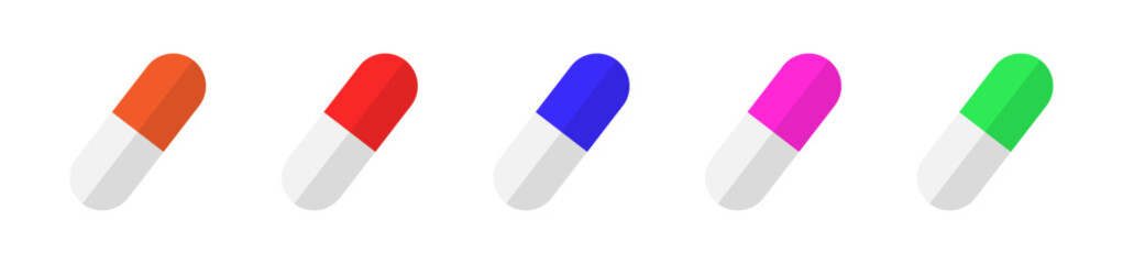 antibiotics medicine tablet vector illustration