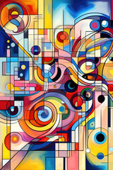 Abstract background flat art concepts, simple shapes and forms.