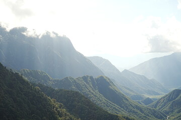 Obraz premium mountain path in Sapa, Vietnam - ベトナム サパ 山道