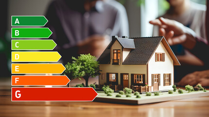 Le diagnostic de performance énergétique (DPE) sur un bien immobilier classé G.