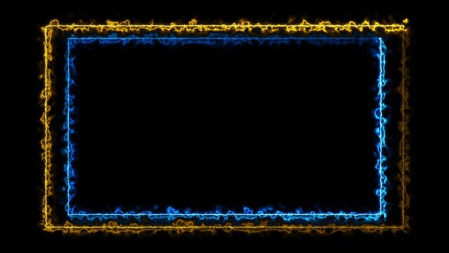 Abstract seamless background neon color looped animation of fluorescent ultraviolet light 4k glowing line.