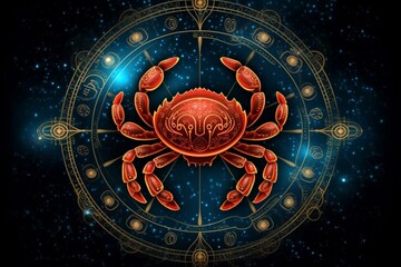 astrological symbol for cancer. Generative AI