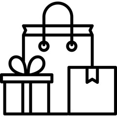 Gift boxes and shopping bags