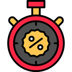 Discount alarm icon