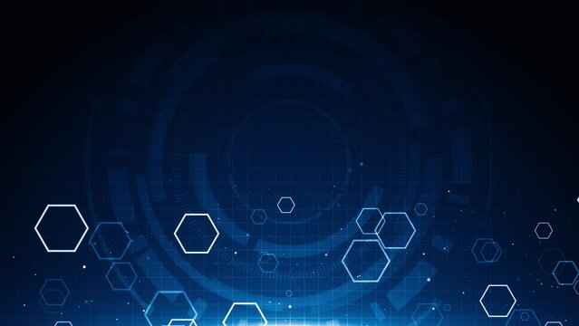 Business corporate abstract particles digital technology clean presentation broadcast background loop