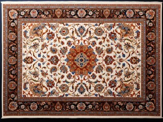 Persian Hand-Knotted Floral Rug