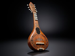 Detailed Traditional Indian Sitar