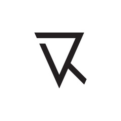 v and k logo design