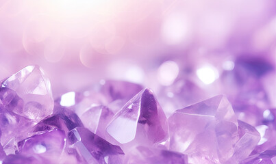 Captivating amethyst crystals.
