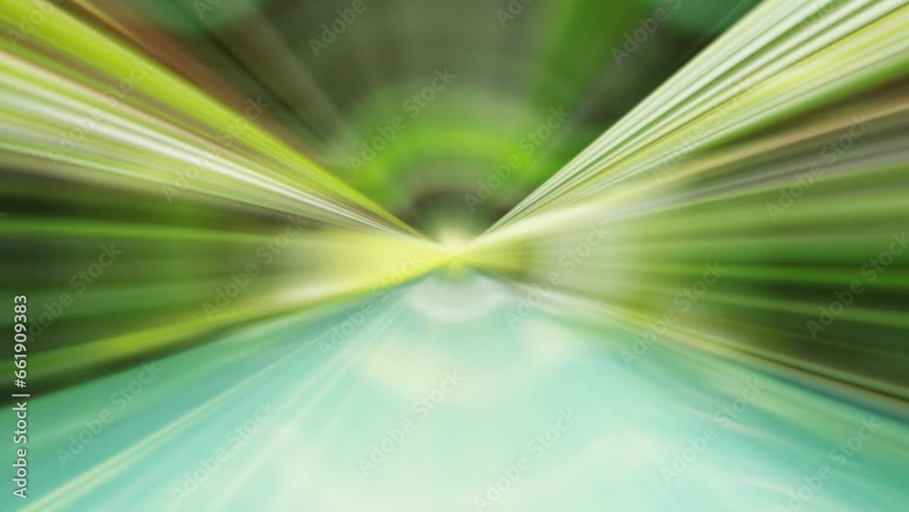 Poster abstract colorful soft background with rays animation.