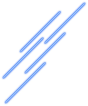 Blue Neon Stripe Line