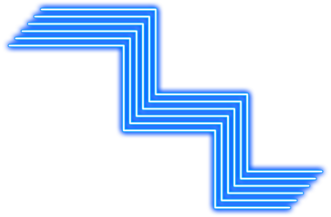 Blue Neon Stripe Line