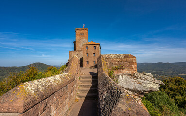 Trifels Castle is a rock castle in the Palatinate Forest above the southern Palatinate town...