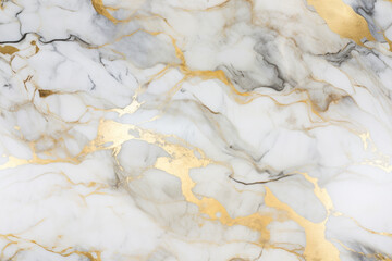 Seamless Luxury gold and white marble texture background