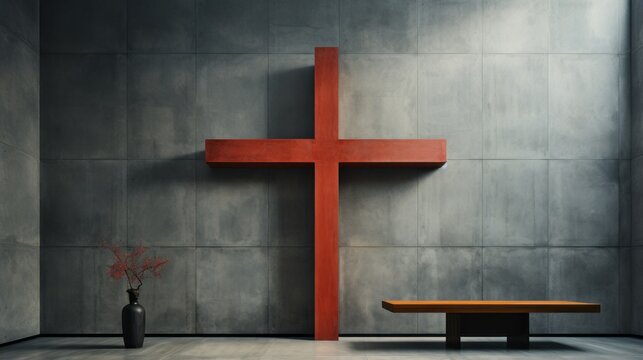 minimalistic catholic cross design variations