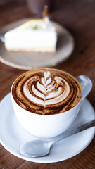 Coffee latte art