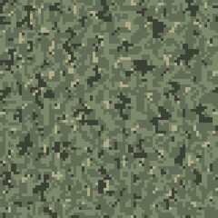 Professional seamless pixel summer camouflage for your production or design.