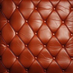 brown leather upholstery   generated by AI