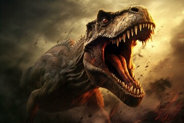 T-Rex faces extinction. Generative AI