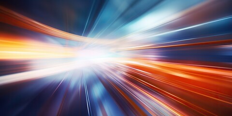 AI Generated. AI Generative. Abstract rays lines tmagic speed futuristic speed concept decorative background. Bright color template