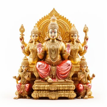 golden buddha statue  generated by AI