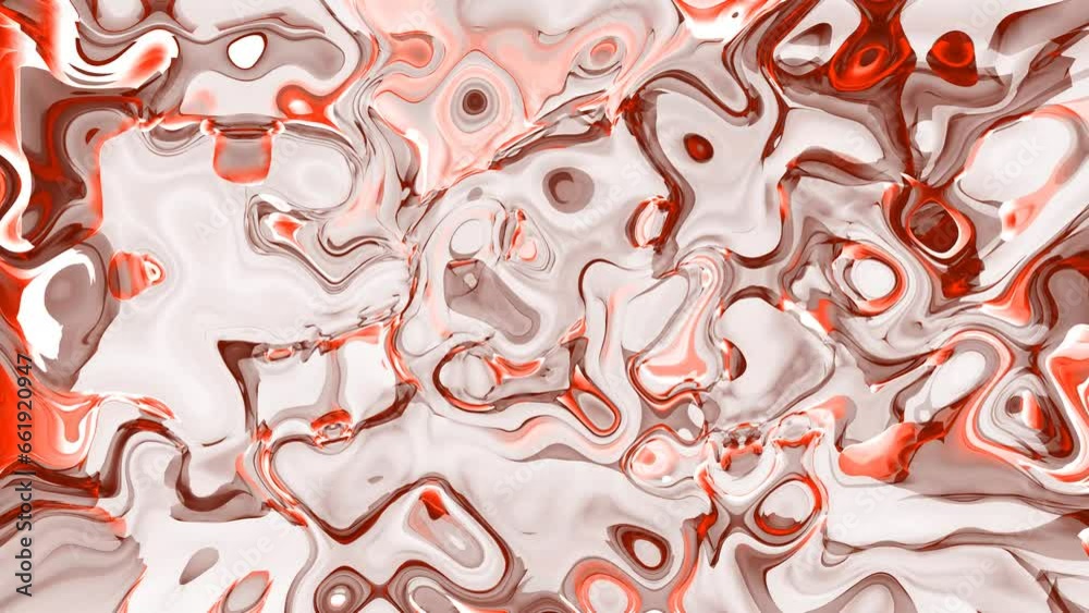 Wall mural abstract background with liquid .animated texture wavy pattern multicolor liquid