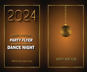 2024 Happy New Year background for your seasonal invitations, festive posters, greetings cards.