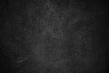 Textured black grunge background. Black concrete texture as a concept of horror and Halloween