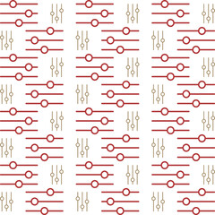 Setting decorative wallpaper pattern beautiful seamless vector illustrator background