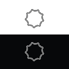 Circle vector logo template design