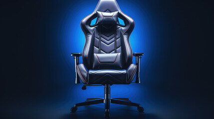 blue chair with background