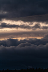 Obraz premium Storm clouds in the sky